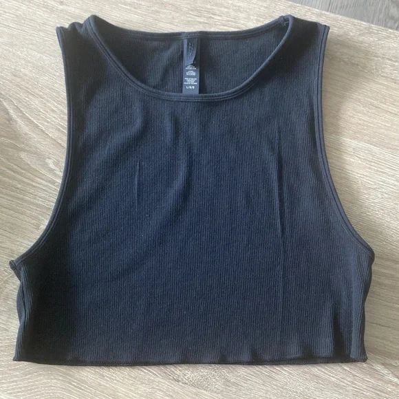 Superdown Ivory Ribbed Knit Tank - Picture 7 of 7